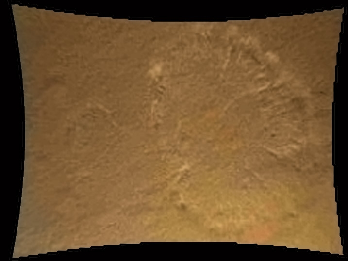 Le souffle des moteurs de Curiosity sur le sol martien